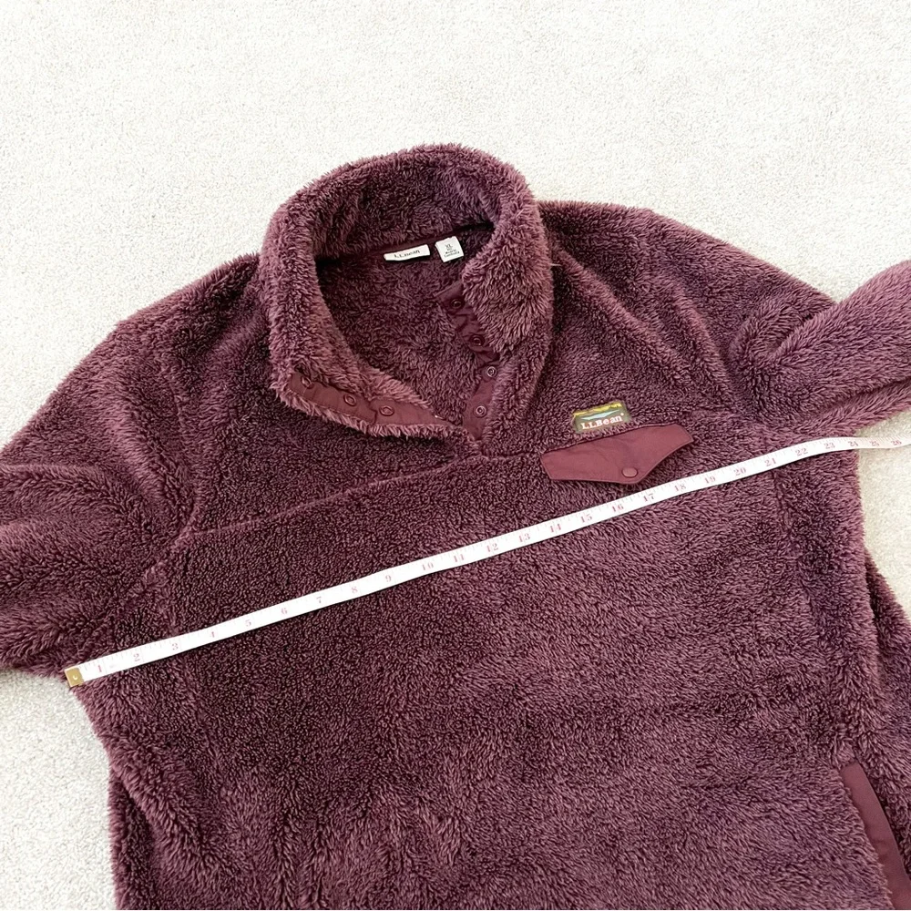 L.L. Bean Hi-Pile Fleece Pullover XL - Picture 6 of 6